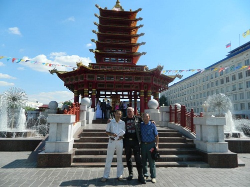 Austrian tourists in Kalmykia