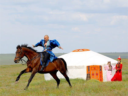 Main nomad camp of Kalmykia