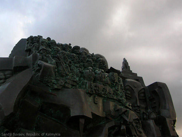 Le monument 'Exode et retour'