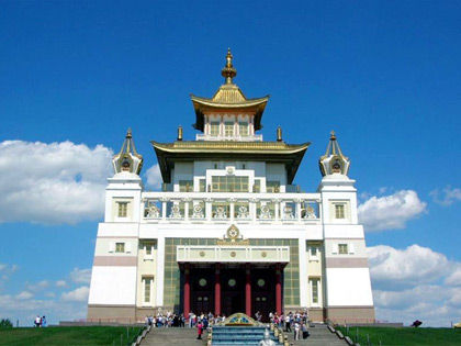 Central khurul Golden Abode of Buddha Shakyamuni