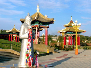 Central khurul Golden Abode of Buddha Shakyamuni