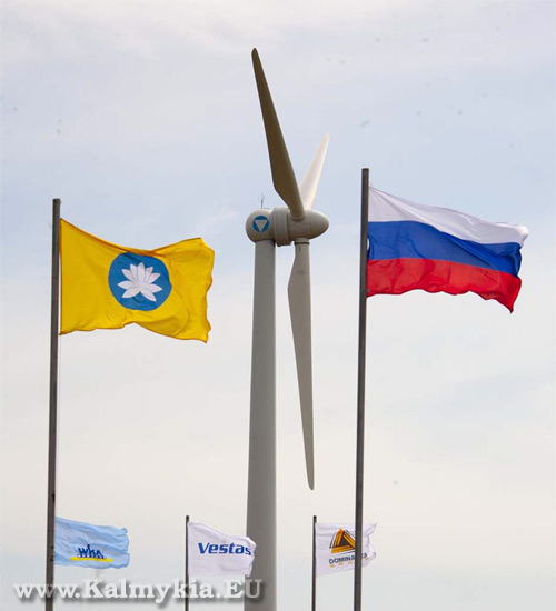 Wind station in Russia