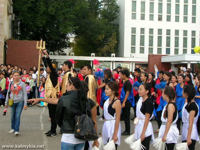 Annual carnival in Elista