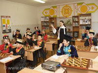 World chess champion in Elista, Kalmykia