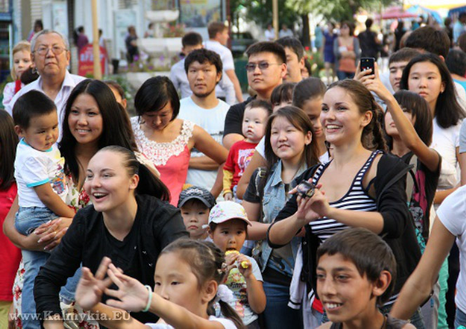 Annual carnival in Elista