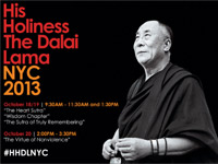 Dalai Lama in New York