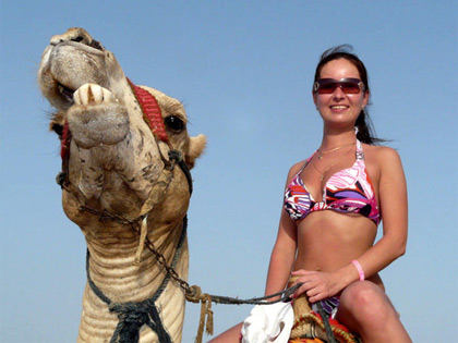 Girl on the camel
