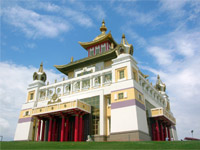 Central khurul Golden Abode of Buddha Shakyamuni