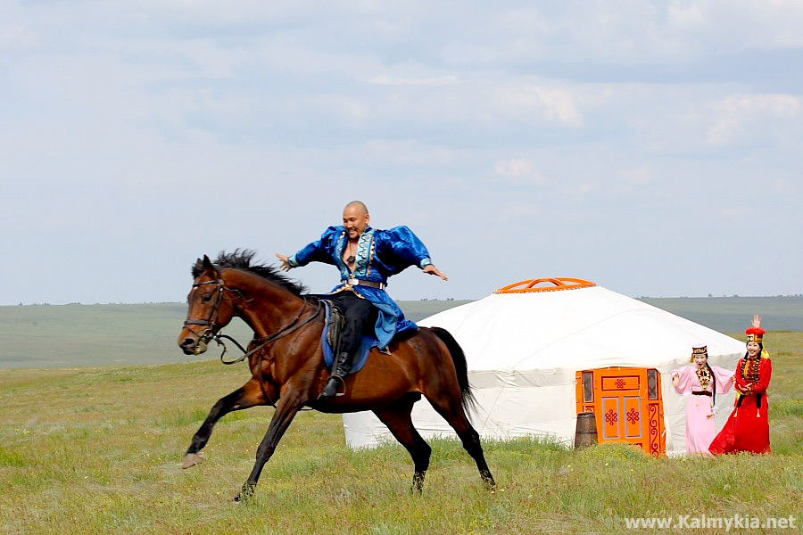 Nomads in Kalmykia