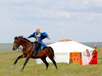 Main nomad camp of Kalmykia