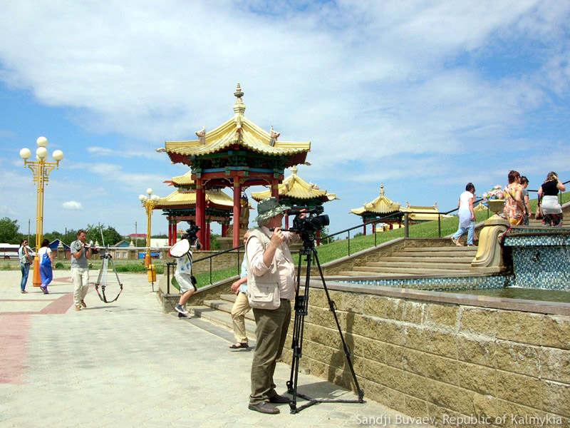 Camera crew from Hungary