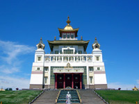 Central khurul Golden Abode of Buddha Shakyamuni