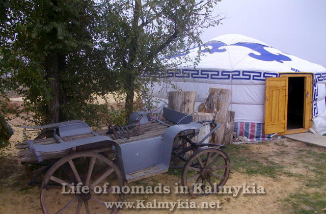 The life of the nomads in Kalmykia