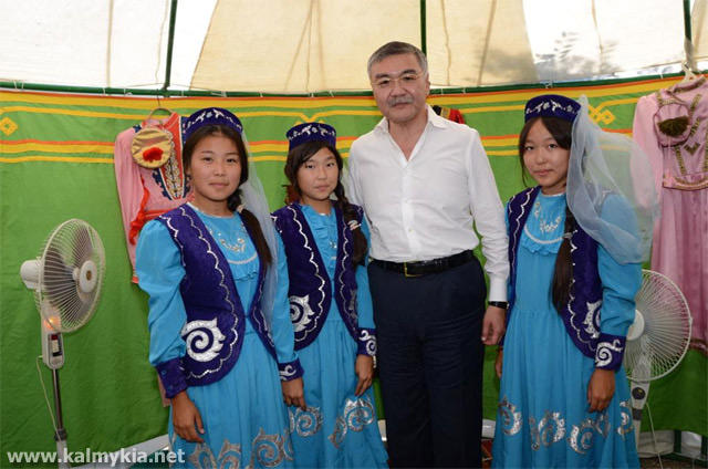 Head of the Republic of Kalmykia in Lagan Head of the Republic of Kalmykia in Lagan