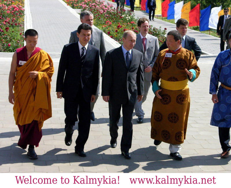 Vladimir Putin in Kalmykia