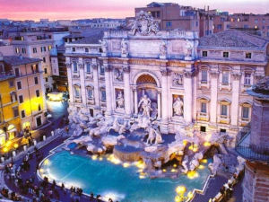 Rome Trevi Fountain