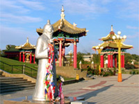 Central khurul Golden Abode of Buddha Shakyamuni