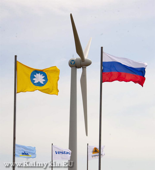 Wind station in Russia Wind station in Russia
